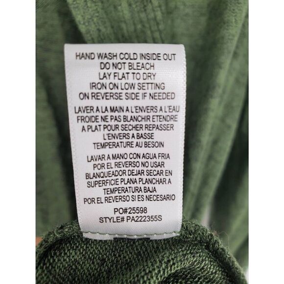 Bobeau NWT Women's Green open front soft cardigan sweater Size Petite XSmall - Picture 5 of 6